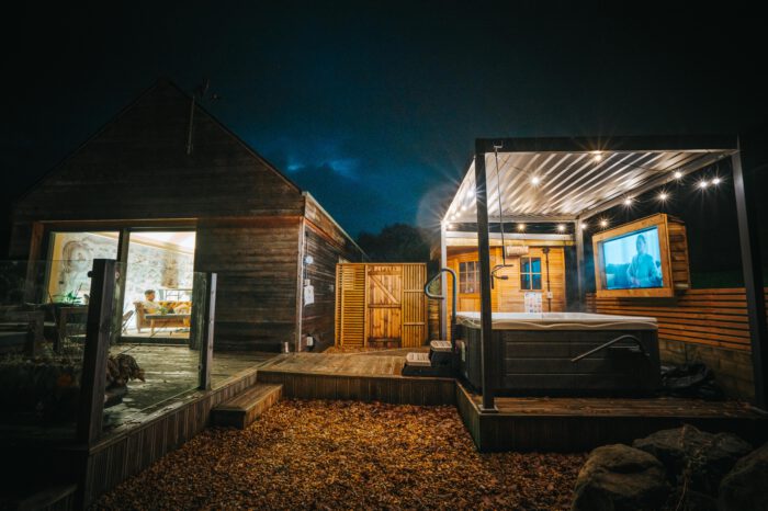 Sauna and cold air, wellness at Brecon View